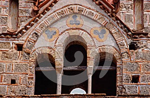 Pantanassa monastery byzantine city Mistras, Taygetos mountains Lakonia, Peloponnese, Greece