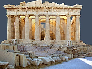 The Panthenon on the Acropolis