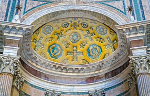 Pantheon apse detail. Rome, italy.