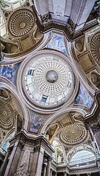 The Pantheon in the latin quarter in Paris, France