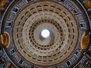 Pantheon Ceiling in Rome