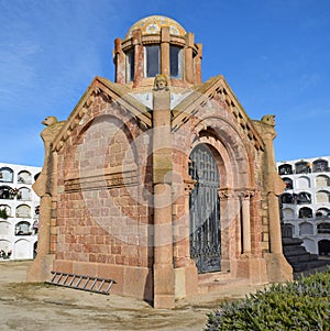 Pantheon in Cemetery of Canet de Mar photo