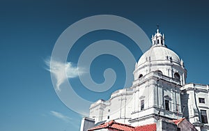 Pantheon and cloud in shape of angel