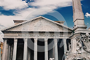 The Pantheon, commissioned by Marcus Agrippa