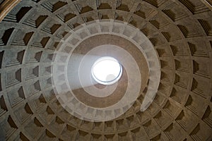 Pantheon Dome with Sunlight