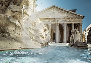 Pantheon Fountain, Rome