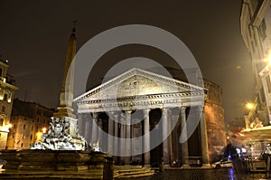 Pantheon at Night, Rome