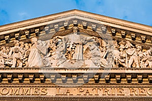 The Pantheon, Paris France-architectural detail