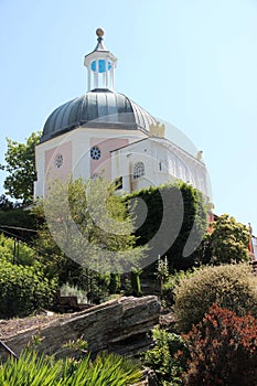 The Pantheon, Portmeirion Village, Snowdonia, North Wales