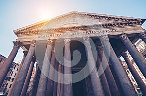 Pantheon in Rome , Italy