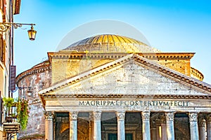 Pantheon, Rome, Italy, church and former roman temple