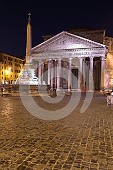 Pantheon Rome at Night