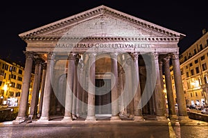 Pantheon Rome at Night