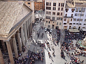 Pantheon square, Rome