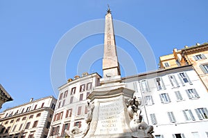 Pantheon temple obelisk Rome Italy