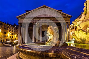 Pantheon at twilight