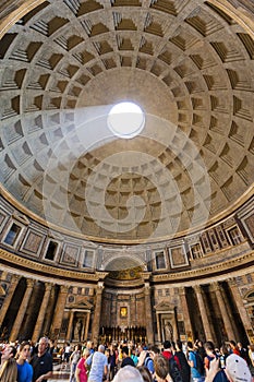 Pantheon was built as a temple to all the gods of ancient Rome,