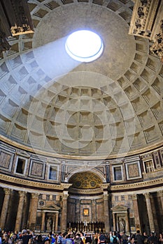 Pantheon was built as a temple to all the gods of ancient Rome,