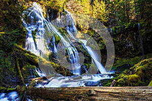 Panther Creek Falls Lower View, Washington State