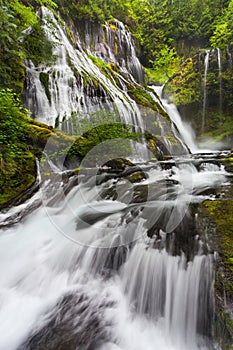 Panther Creek Falls in Washington State photo