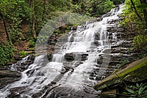 Panther Falls in Rabun County, Georgia
