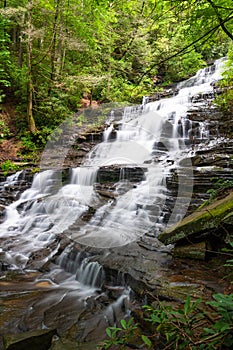 Panther Falls in Rabun County, Georgia