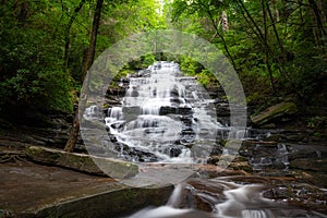 Panther Falls in Rabun County, Georgia