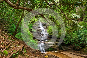 Panther Falls in Rabun County, Georgia