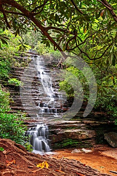 Panther Falls, Rabun County, Georgia on the Tallulah River