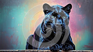 panther illustration highquality image and ai generated