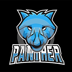 Panther sport or esport gaming mascot logo template, for your team