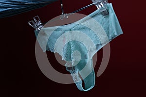 Panties on hanger