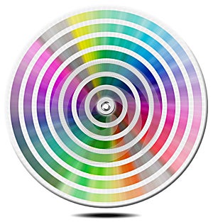 Pantone Color Palette - blur circle