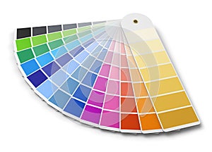 Pantone color palette guide photo