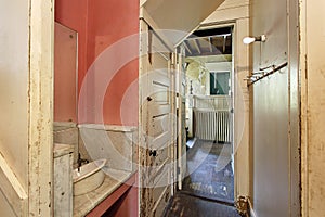 Pantry in old abandoned home