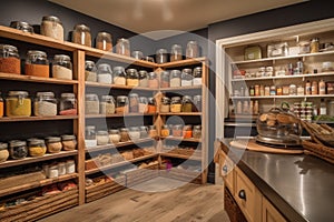 pantry stocked with all the ingredients needed to make delicious, creative meals
