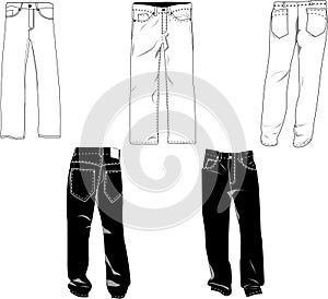 Pants template