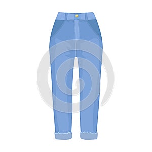 Pants vector icon.Cartoon vector icon isolated on white background pants.