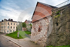Pantsarlaks bastion medieval swedish fortress in Vyborg, Russia