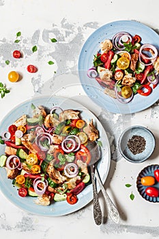 Panzanella, Italian Bread Salad