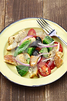 Panzanella, Tuscan bread and tomato salad