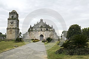 Paoay colonial era church philippines photo