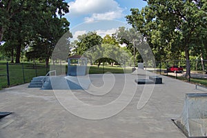 Paola Kansas Skatepark in Wallace Park