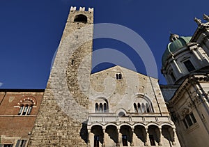 Paolo VI square Brescia, Lombardy, Italy photo