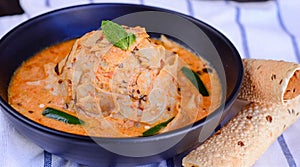 Papadum Curry Or Papad Ki Sabji