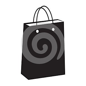 Papaer bag, in black and white