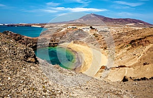 Papagayo Beach, Island Lanzarote, Canary Islands, Spain, Europe