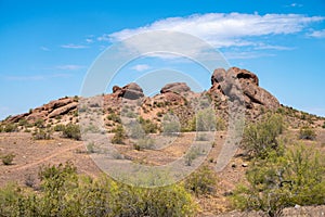 Papago Park in Phoenix Arizona, America, USA.