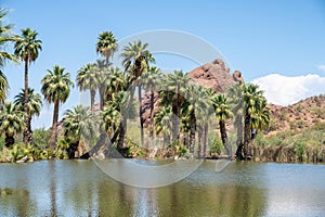 Papago Park in Phoenix Arizona, America, USA.