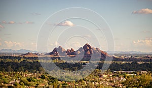 Papago Park, Phoenix,Az,USA Desert landscape.